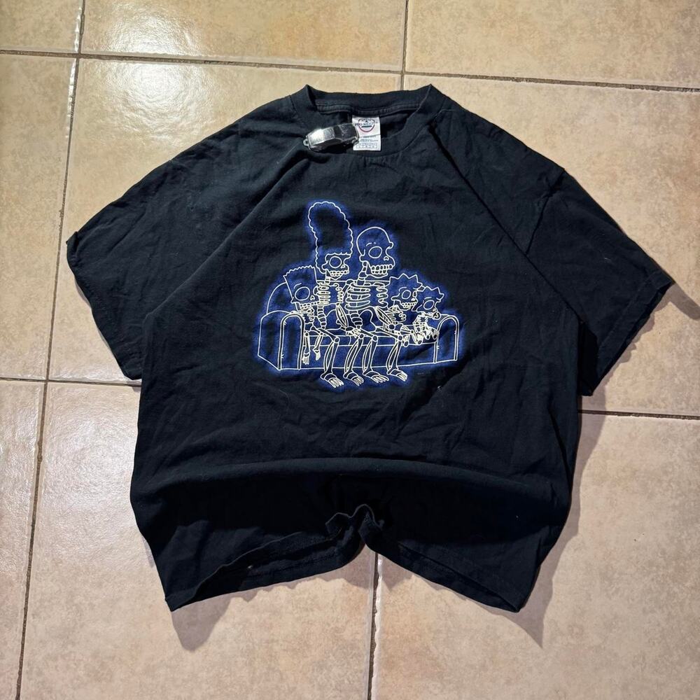 Y2k delta pro weight the simpsons skeleton tee Size L in Mens